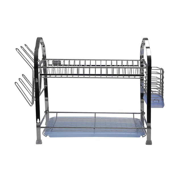 شبك مواعين رفين رويال فورد Royalford RF2563 Kitchen Stainless Steel Dish Drainer Rack