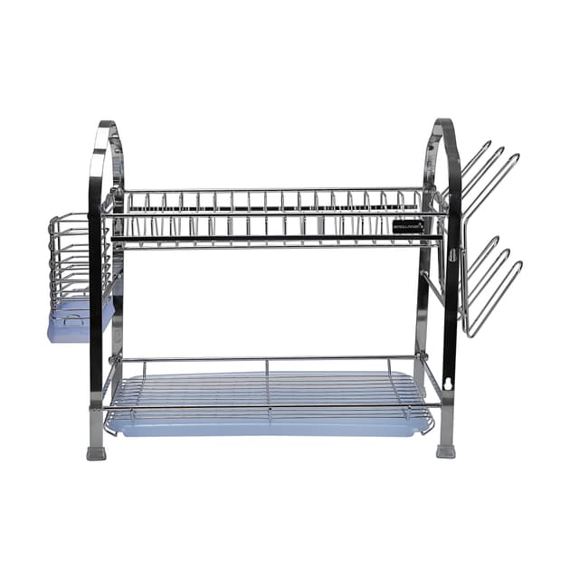 شبك مواعين رفين رويال فورد Royalford RF2563 Kitchen Stainless Steel Dish Drainer Rack