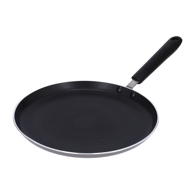 مقلاة فطائر غير لاصقة مقاس 26 سم من رويال فورد Royalford Non-Stick Pancake Pan - Induction Crepe Pan With Heat Resistant Handle, Griddle Dosa