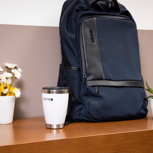 Royalford Travel mug 14 Oz /White 1X40