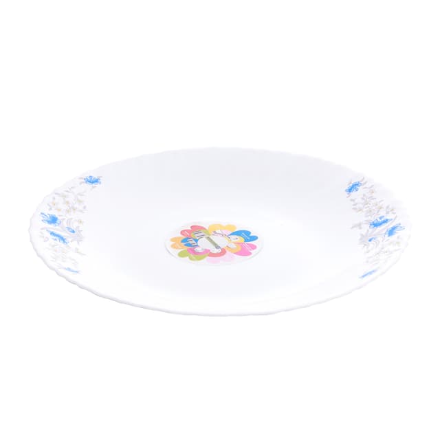 Royalford 10.5" Opal Ware Dinner Plate - Soup Plates Pasta Plates