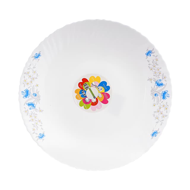 Royalford 10.5" Opal Ware Dinner Plate - Soup Plates Pasta Plates