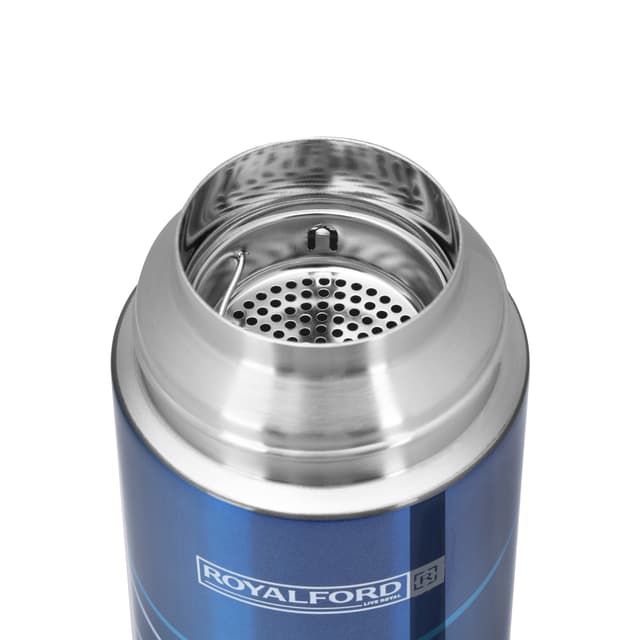 Royalford RF6607 320ml Stainless Steel Vacuum Bottle - Stainless Steel Flask & Water Bottle |Hot & Cold Leak-Resistant Sports Drink Bottle | Dishwasher Safe High-Quality Vacuum Insulation Bo