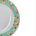 Royalford 10" Melamine Ware Deep Plate With Floral Design - Soup Plates Pasta Plates
