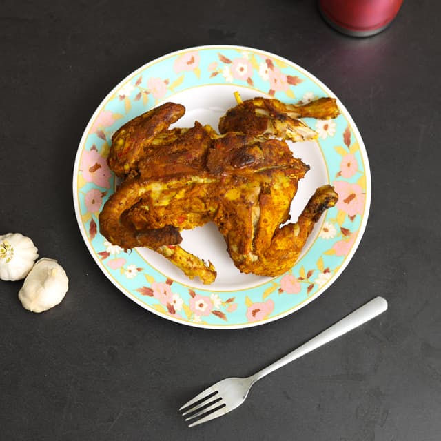 Royalford 10" Melamine Ware Deep Plate With Floral Design - Soup Plates Pasta Plates