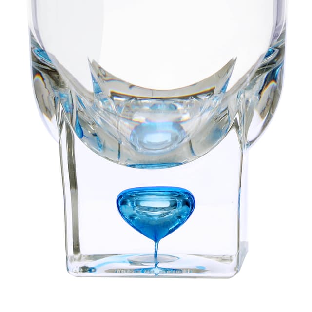 Royalford Acrylic Glass With Crystal Base - Transparent Water Cup Drinking Glass