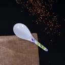 مغرفة طعام ميلامين مقاس 10 سم من رويال فورد Royalford RF7392LF 10 Cm Melamine Serving Spoon - Cooking & Serving Spoon with Long Handle, Dinner Cutlery/Crockery Utensil | Wide Deep Scoop Spoon & Hanging Loop | Heat Resistant Serving Sp