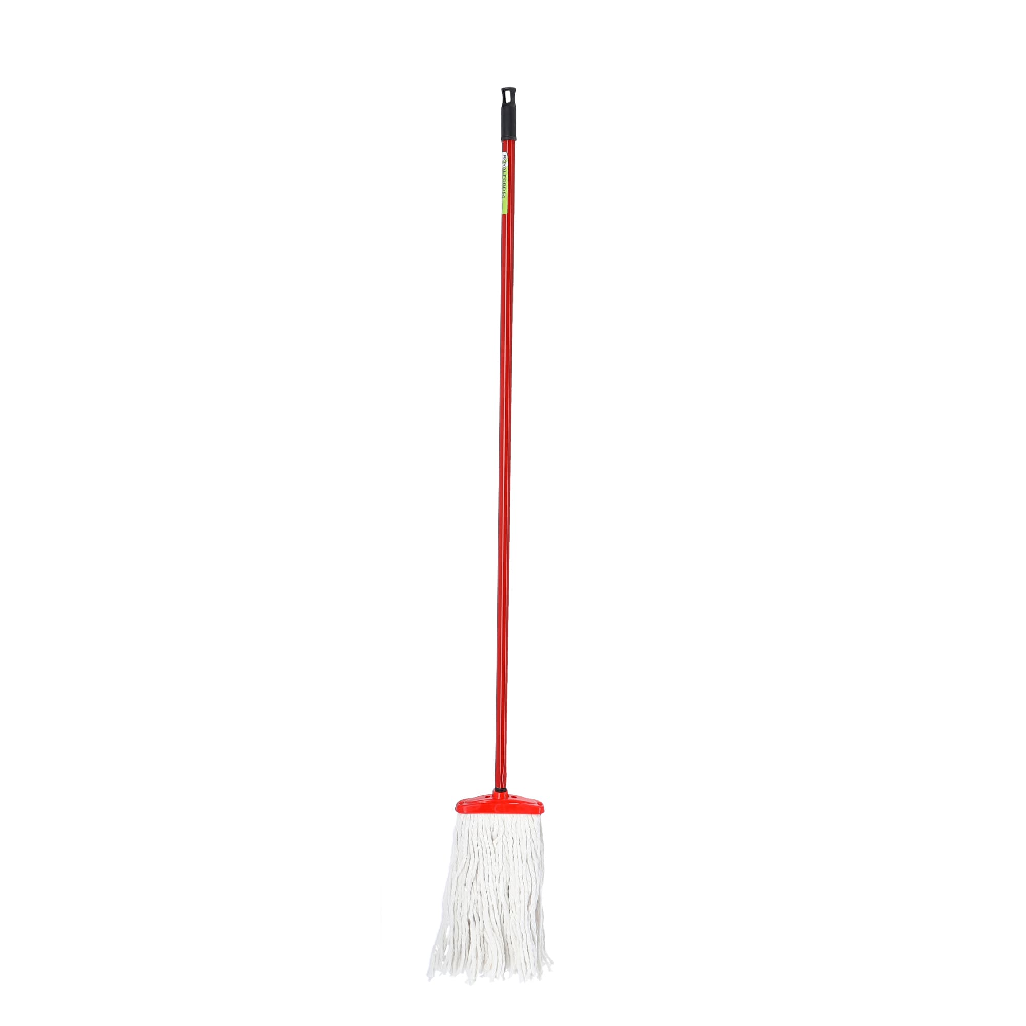 Royalford Cotton Mop Head With Long Pole - Long & Durable Handle With Hanging Loop