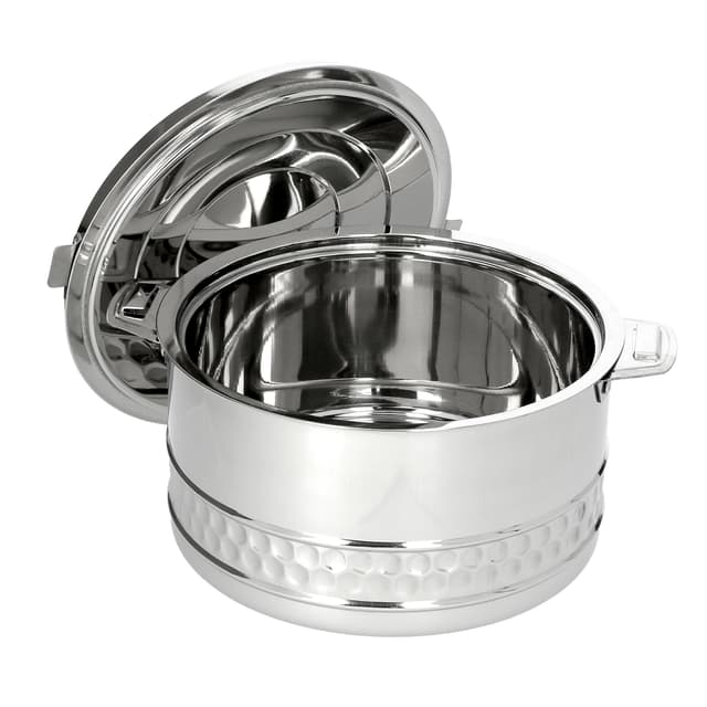Royalford 4L Stainless Steel Esteelo Hot Pot - Double Wall Hot Pot