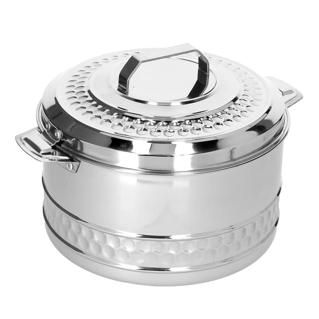 Royalford 4L Stainless Steel Esteelo Hot Pot - Double Wall Hot Pot