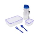 Royalford 3Pcs Lunch Box With Water Bottle - Portable Design Perfect Lock With Seal System