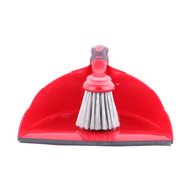 Royalford One-Click Dustpan With Brush - Portable Durable Material