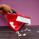 Royalford One-Click Dustpan With Brush - Portable Durable Material