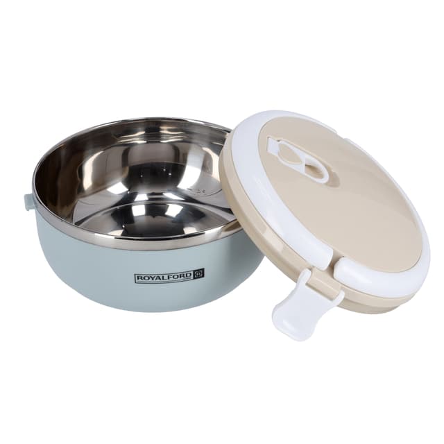 حافظة طعام بطبقة واحدة - 700 مل 700Ml Single Layer Round Lunch Box - Leak-Proof & Airtight Lid Food Storage Container - Royalford