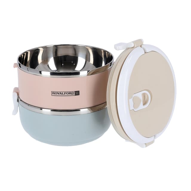 صندوق غداء بسعة 1400 مل بطبقتين Lunch Box - Royalford