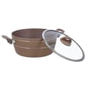 Royalford 24CM Granite SmartCasser/GlsLid/Beige1X6