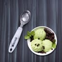 Royalford Marble Designed Stainless Steel Ice Cream Spoon - Deep Scoop Bowl & Comfort Grip Handle