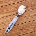 Royalford Marble Designed Stainless Steel Ice Cream Spoon - Deep Scoop Bowl & Comfort Grip Handle