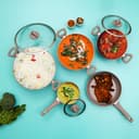 طقم آواني طهي ألمنيوم 9 قطع Royalford 9Pc Aluminium Cookware Set