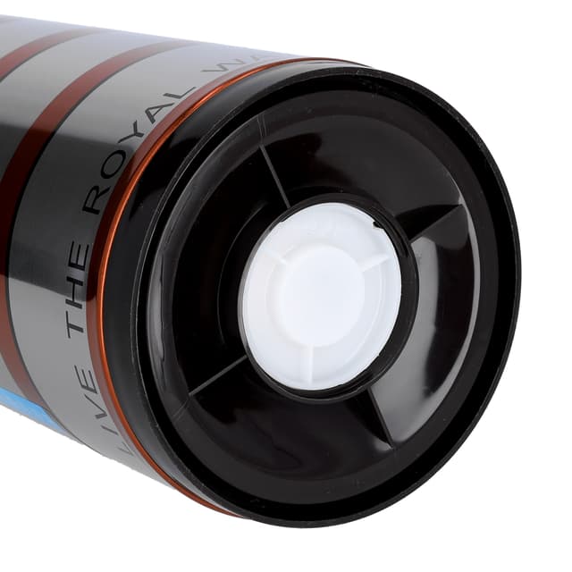 Royalford 1.6L Double Wall Golden Figured Vacuum Flask - Portable Heat Insulated Thermos Hot/Cold