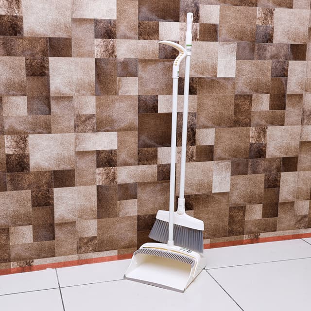 Royalford Hand Brush & Dustpan 26X14Cm - Hand Broom With Durable Soft Tipped Bristles