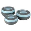 طقم اواني  ( أواني تقديم ) 3 قطع - ازرق / رماي Royalford -  Cosmos Insulated Casserole