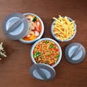 طقم اواني  ( أواني تقديم ) 3 قطع - ازرق / رماي Royalford -  Cosmos Insulated Casserole