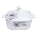 Royalford 97Pcs Opal Ware Dinner Set - Floral Design Plates, Bowls, Spoons, Cup & Saucer Tea Pot