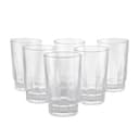 طقم كاسات عصير زجاجي 6 قطع 240 مل Royalford - 6Pcs 240Ml Glass Tumbler - Portable Water Cup Drinking Glass