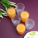 طقم كاسات عصير زجاجي 6 قطع 240 مل Royalford - 6Pcs 240Ml Glass Tumbler - Portable Water Cup Drinking Glass