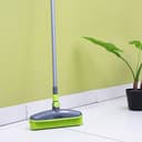 Royalford Foldable Broom With Telescopic Steel Pole - Pp+Trp+Steel Floor Cleaning Brush