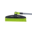 Royalford Foldable Broom With Telescopic Steel Pole - Pp+Trp+Steel Floor Cleaning Brush
