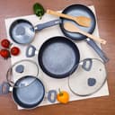 طقم قدور ( 9 قطع ) - أسود Royalford -  Iridescent Aluminium Cookware Set