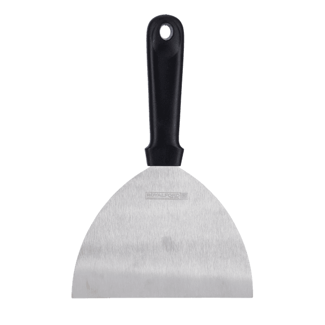 مكشطة مطبخ متعددة الاستخدامات ستانلس ستيل 6 بوصة رويال فورد Royalford  Stainless Steel Scraper - Portable Ergonomic Long Handle Multi-Purpose Slanted Blade Cutter