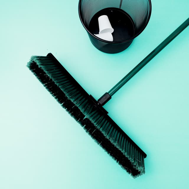 مساحة بلاط ( مساحة ارضيات ) - اسود Royalford -  Bulldozer Broom