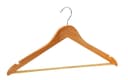 Royalford 4Pcs Rotating Wooden Hanger Set - Made From Quality Natural Wood, Clothes Coat Garment