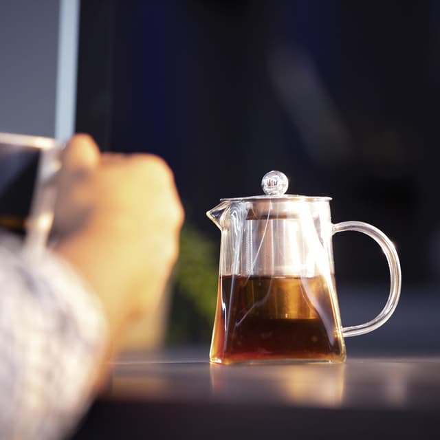 إبريق شاي زجاجي 550 مل  Royalford Glass Tea Pot