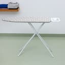 Royalford RF1510IB Mesh Ironing Board 134cmx33cmx88cm - Portable, Steam Iron Rest, Heat Resistant Cover |Lightweight Board with Adjustable Height & Rubber Feet Cover