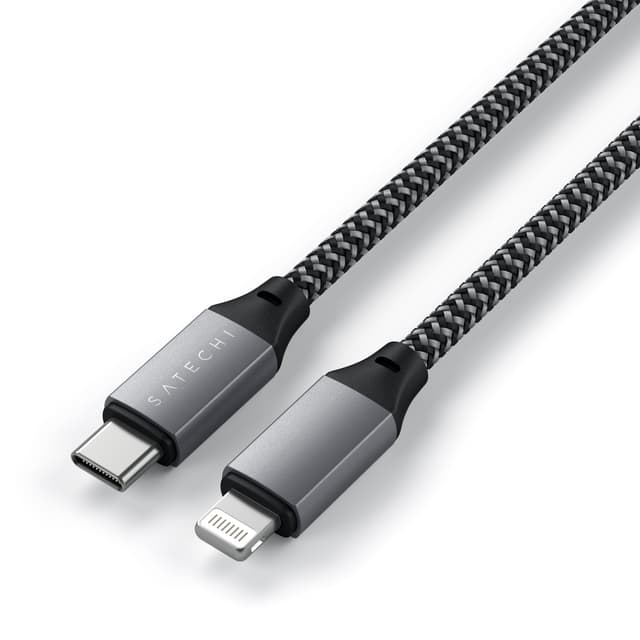 كيبل شحن من USB-C الى USB-C to Lightning Charging 25cm Lightning من Satechi