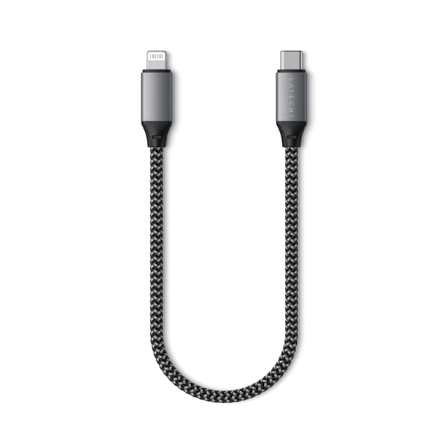 كيبل شحن من USB-C الى USB-C to Lightning Charging 25cm Lightning من Satechi