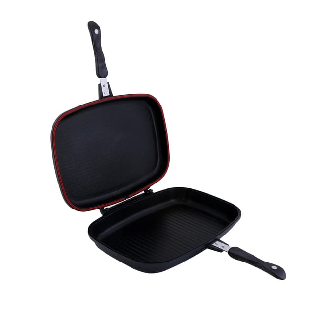 مقلاة شواء مزدوجة وجهين حجم 40 سم من رويال فورد Royalford Non-Stick Double Grill Pan 40 Cm