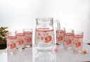 إبريق ماء مع طقم كاسات كبيرة 6 قطع  Royalford Glass Water Set