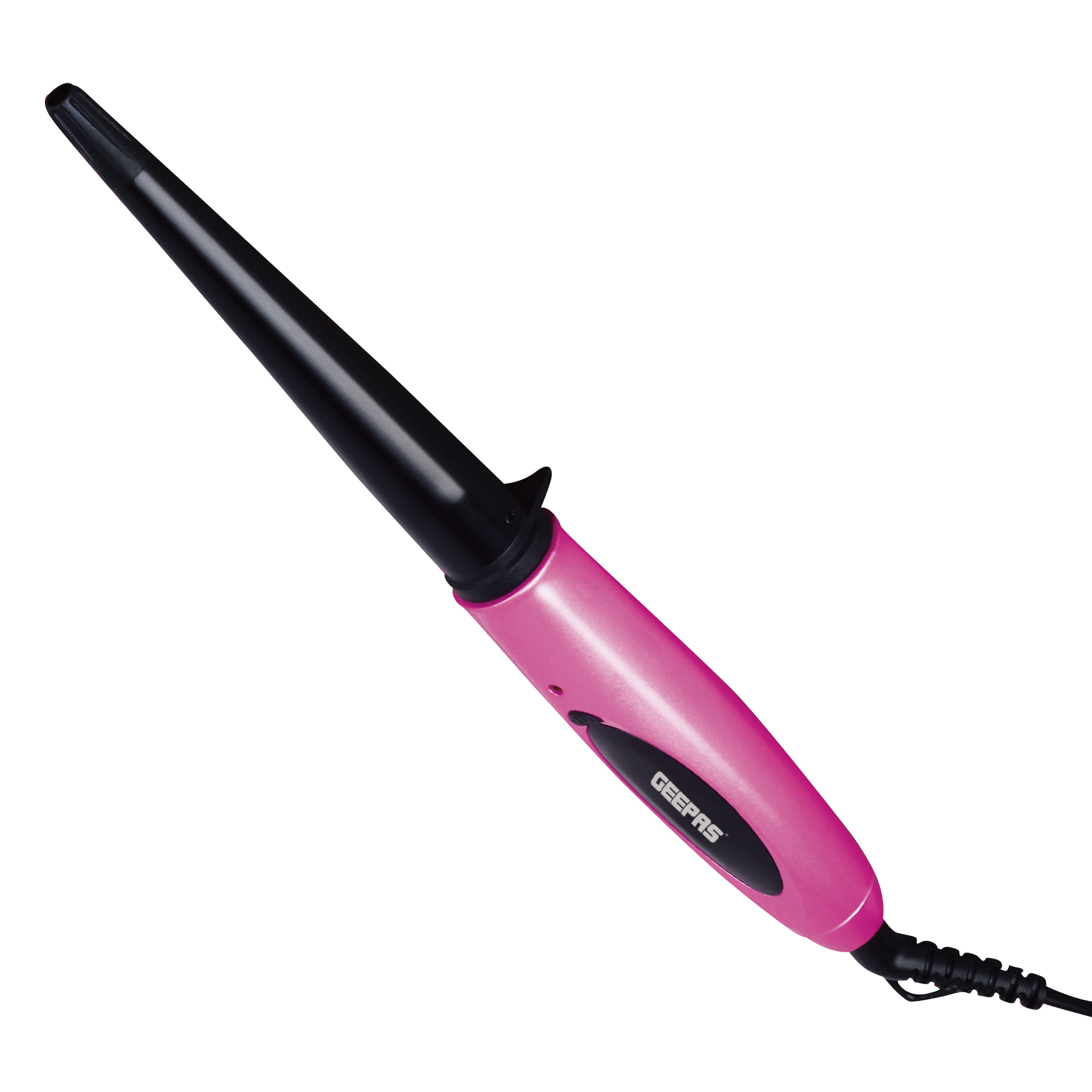Geepas Hair Curler With Ceramic Coated Steel Tongs