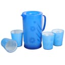 ابريق ماء 2 لتر مع أربع كاسات 300 مل Delcasa Water Jug With 4 Glasses