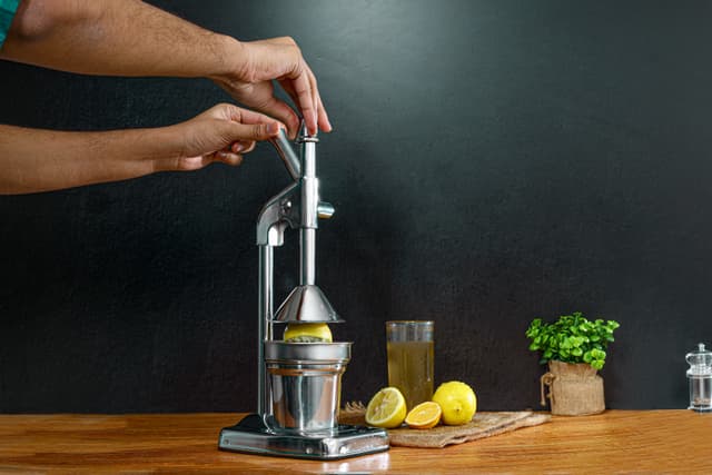 عصارة رمان يدوية ستانلس ستيل ديلكاسا Delcasa Stainless Steel Hand Juicer
