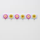 Delcasa 6 Pcs Clip Hook, DC2030 | Self Adhesive Wall Hook | Heavy Duty Waterproof For Bathroom, Kitchen, Coat, Towel, Robe Hanger