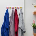 Delcasa 6 Pcs Clip Hook, DC2030 | Self Adhesive Wall Hook | Heavy Duty Waterproof For Bathroom, Kitchen, Coat, Towel, Robe Hanger