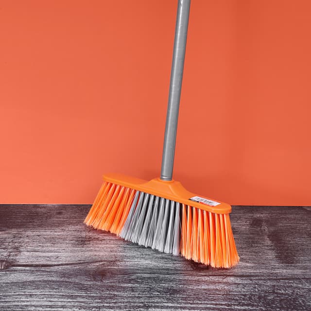 Delcasa Broom With Pvc Coated Wooden Handle - Indoor Sweeping Broom Brush - The Perfect Indoor