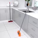 Delcasa Broom With Pvc Coated Wooden Handle - Indoor Sweeping Broom Brush - The Perfect Indoor