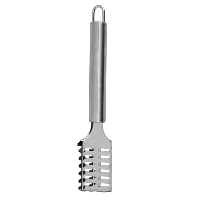 Delcasa Stainless Steel Fish Scaler Scraper Kitchen Tool, Stainless Steel Sawtooth Fish Scales
